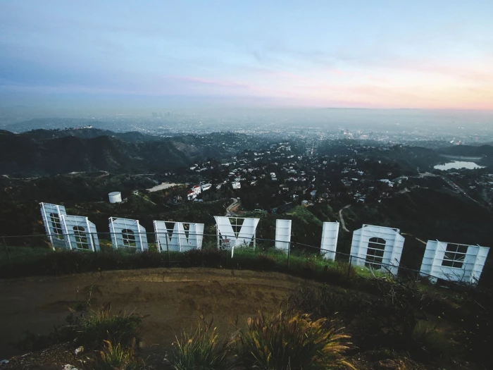 hollywood aerial urban