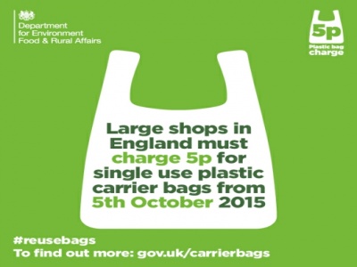 Tarvin Online - Charges for Carrier Bags -Start 5th October!