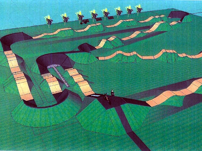 Designing and building a good pump track Clark & Kent