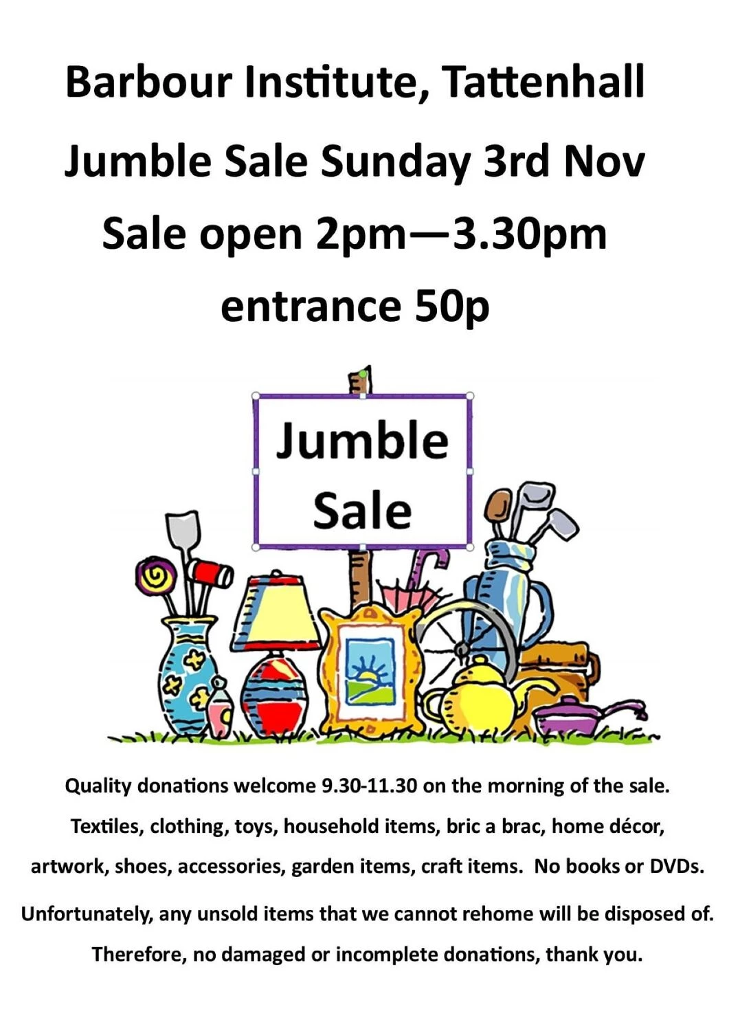 jumble sale