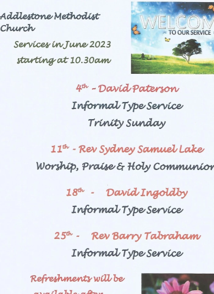 june 2023 sunday services
