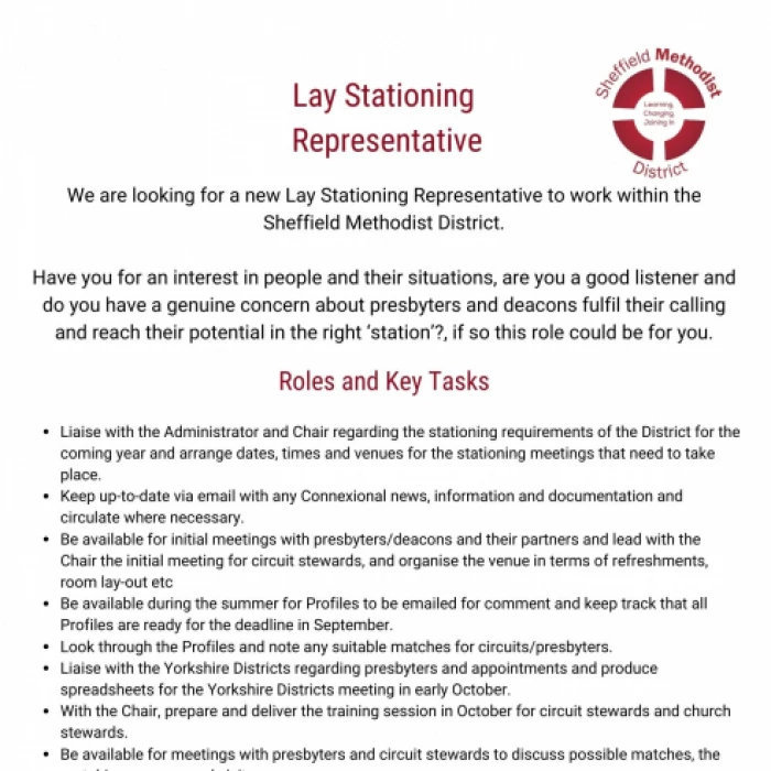 lay stationing represenatative