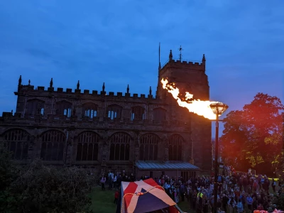 lighted beacon