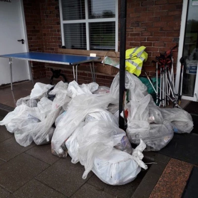 litter pick may rubbish