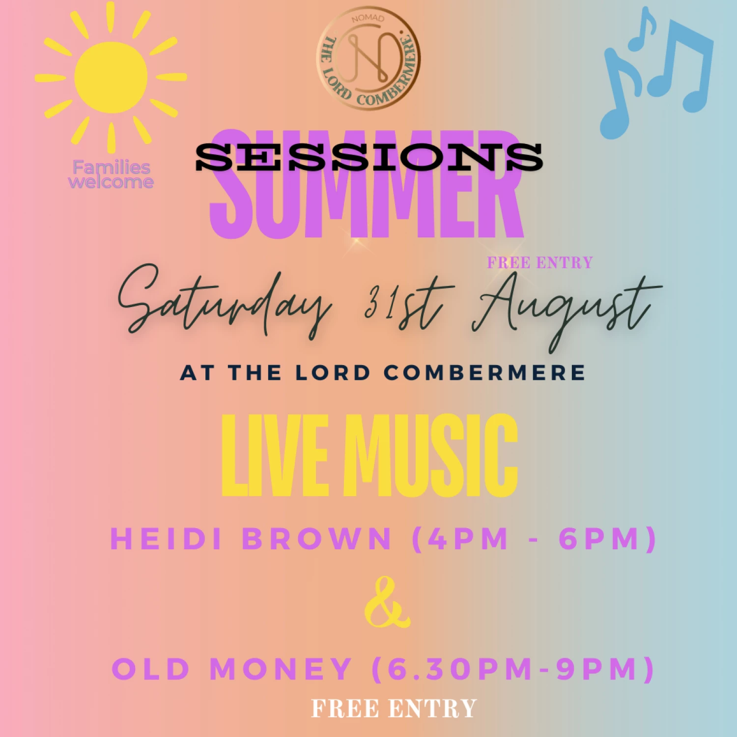 live music at the combermere