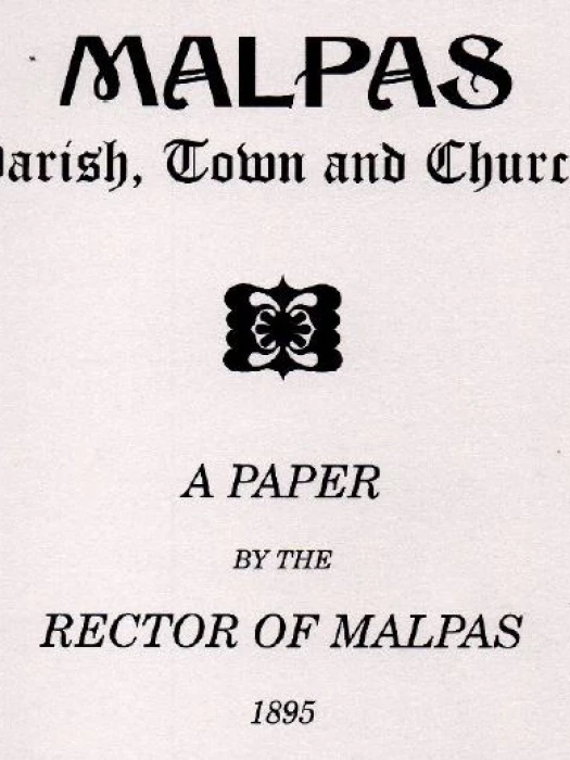 malpas parish town and church