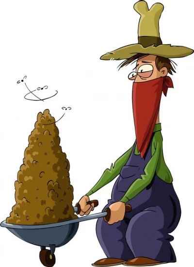 manure cartoon