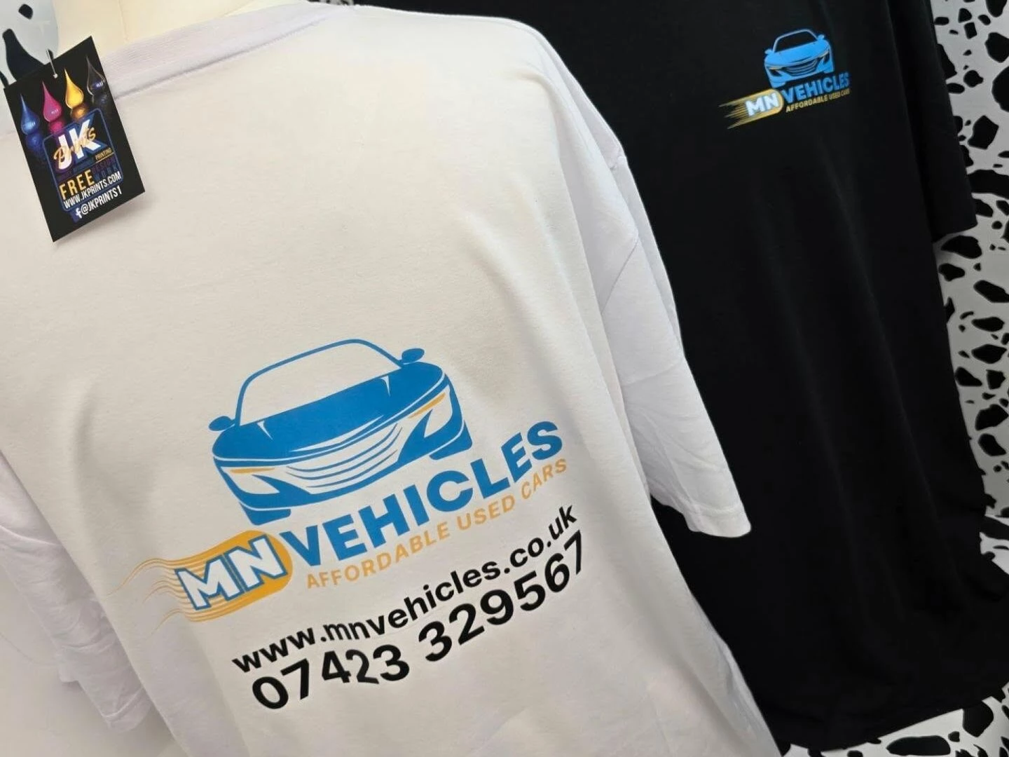mn vehicles tshirts with dtf printing