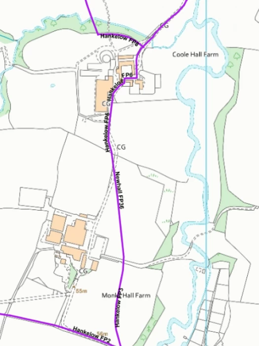 monks hall footpath