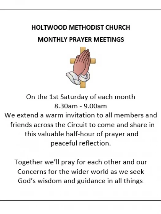 monthly prayer meetings