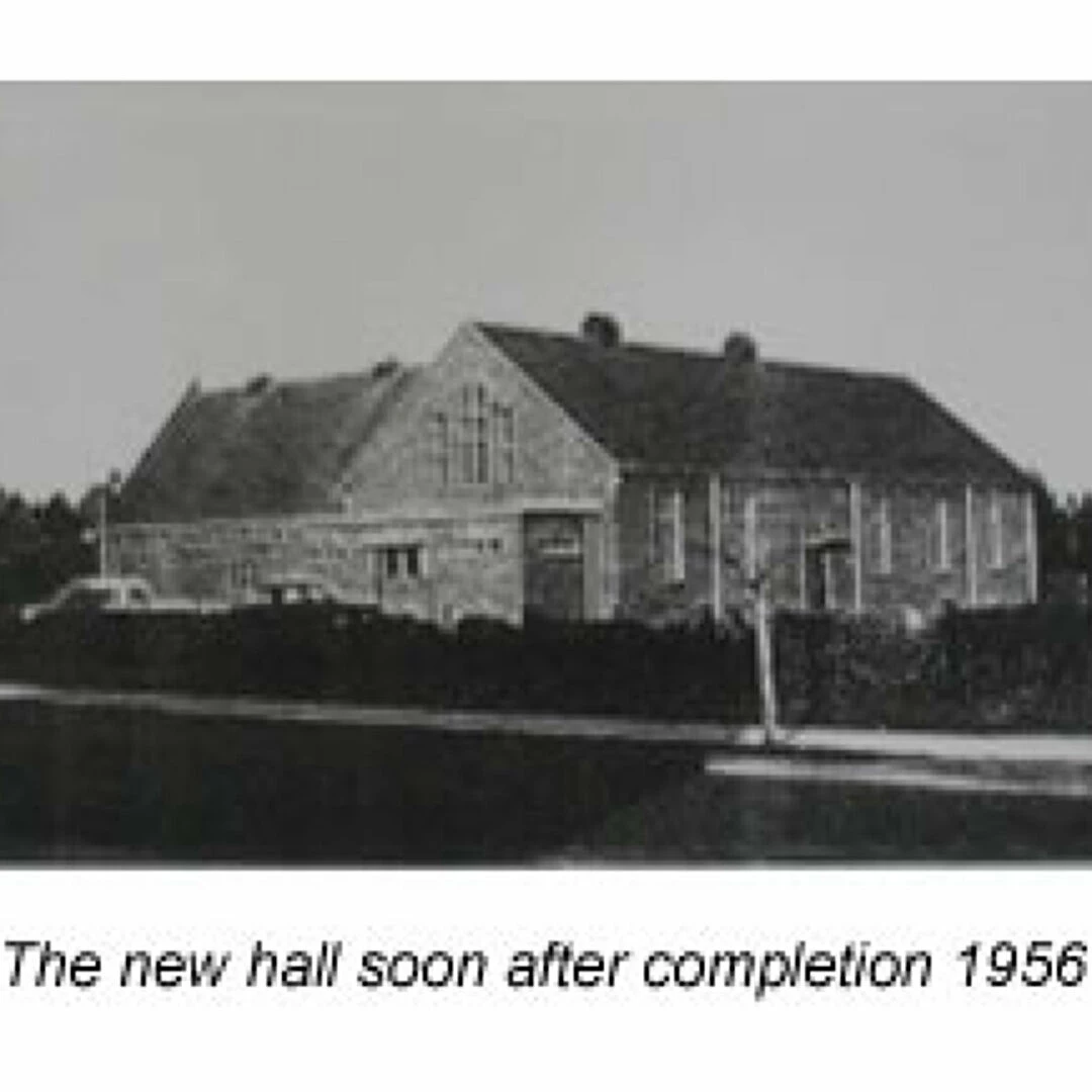new hall in 1956