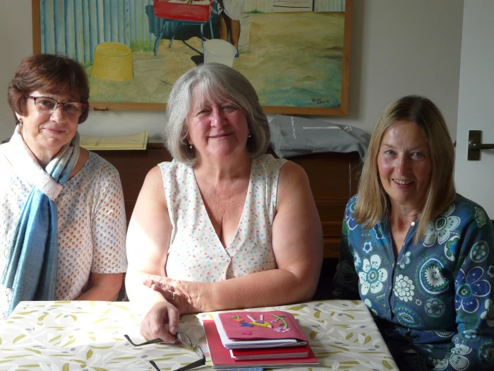 newly trained brc butty van chaplains  lr janet