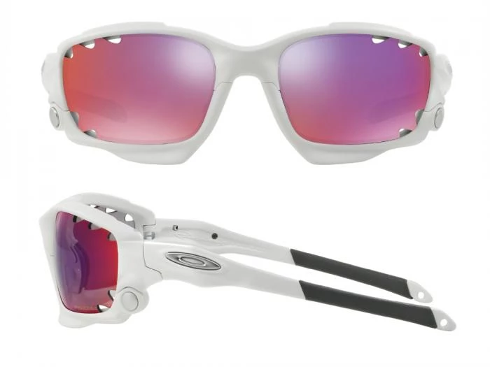 oakley racing jacket matte white with prizm road persimmon lens oo917132
