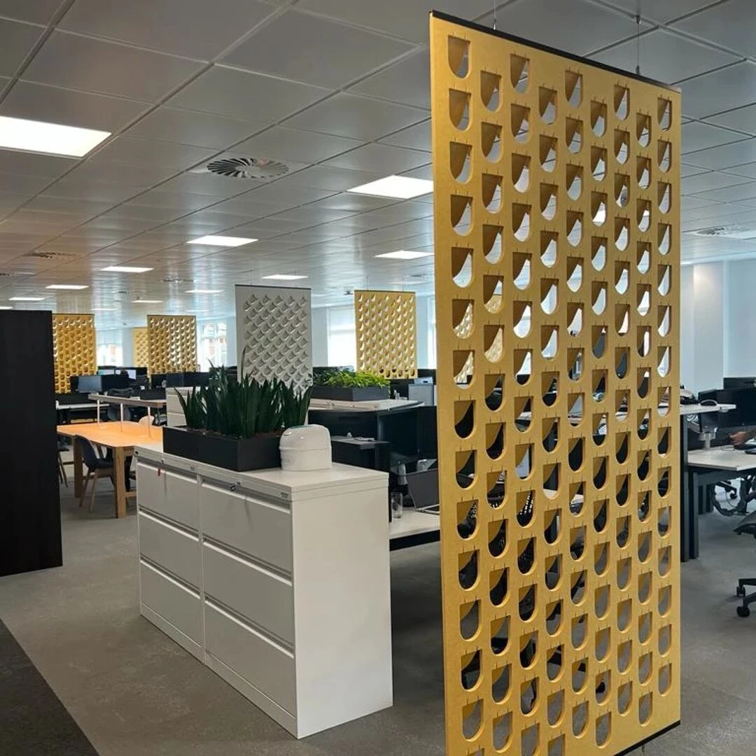 office partitions at the refurbished fca office in leeds