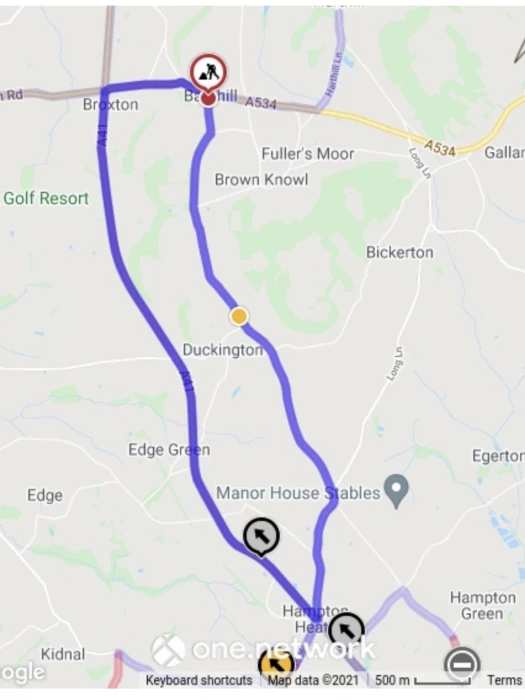 old coach road closure