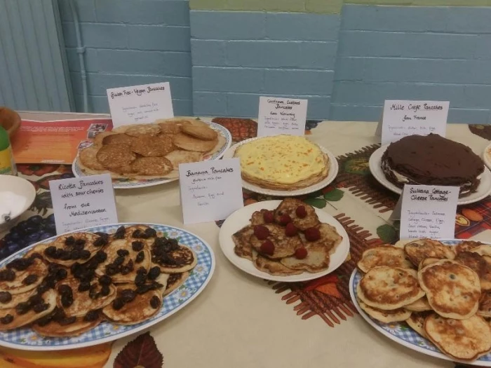 pancke party table