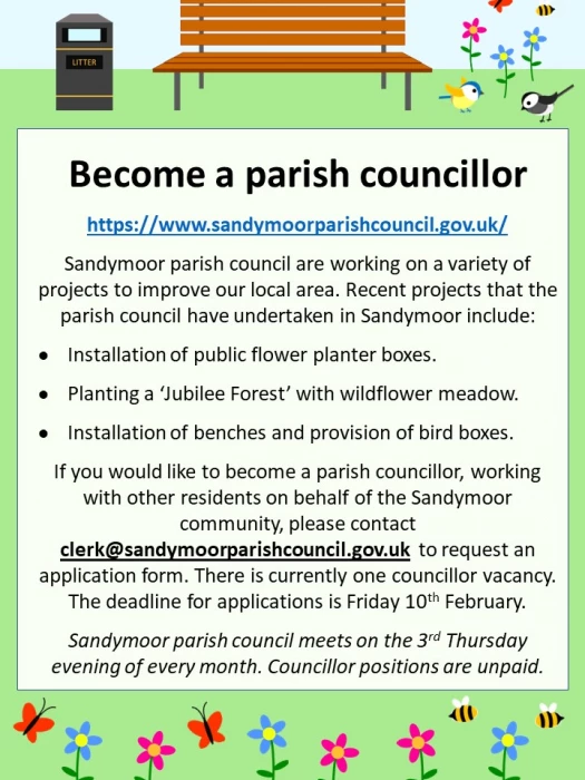 parish councillor advert 27012023