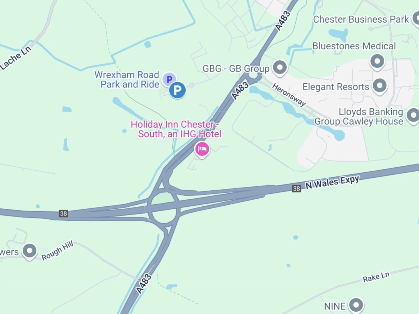 park and ride  wrexham road