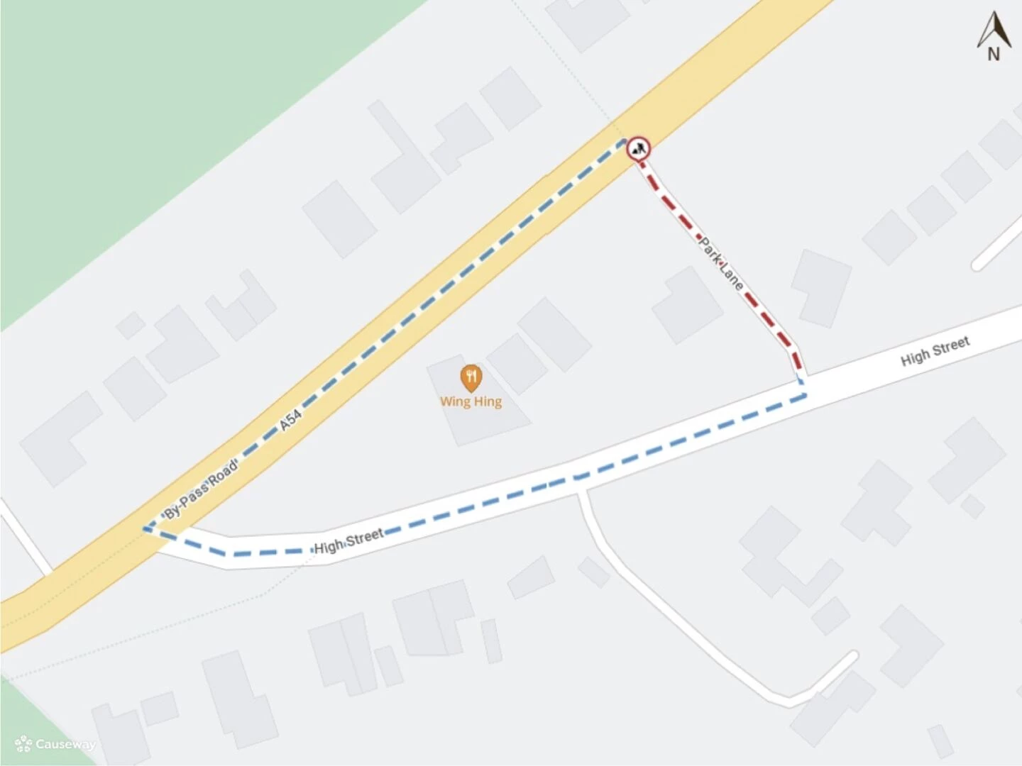 park lane temporary road closure