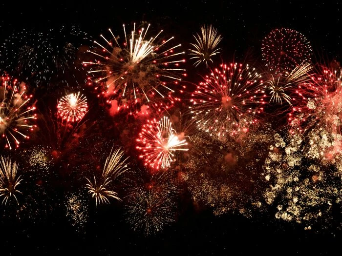 photo of fireworks display
