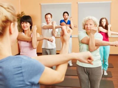pilates exercise class yoga
