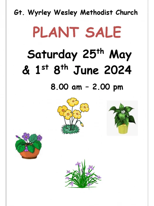 plant sale wesley
