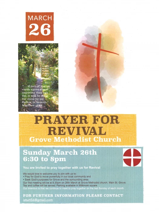 prayer revival poster