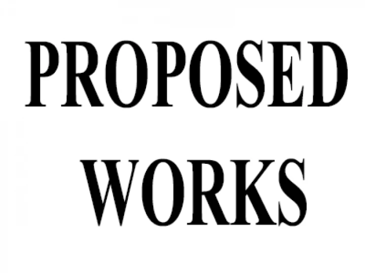 proposed