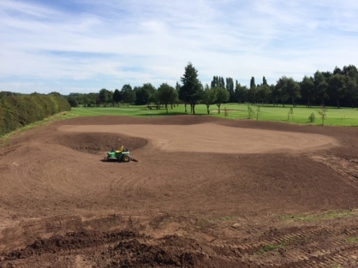 pryors hayes golf club39s new 1st green