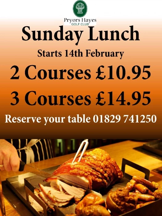 pryors hayes sunday lunch a4 pptx