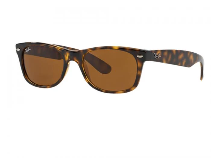 rayban new wayfarer in light havana with crystal brown lenses rb2132 710