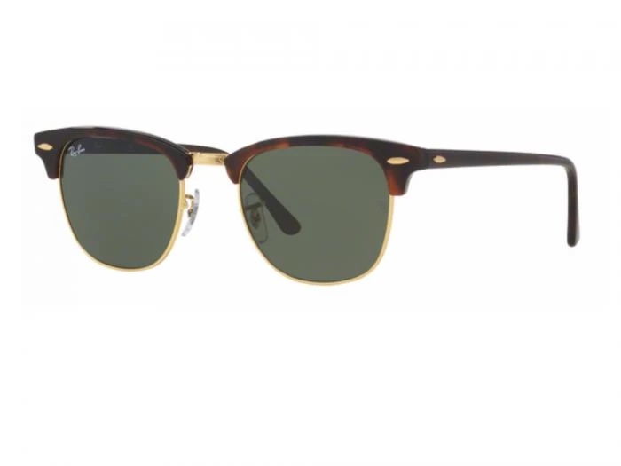 rb3016w0366tq rayban clubmaster in havana with crystal green lenses