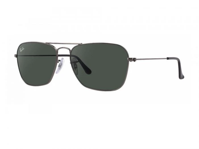 rb3136004tq rayban caravan gunmetal with green crystal lenses