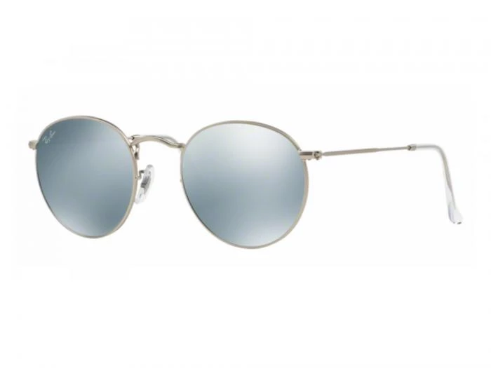 rb344701930tq rayban round matte silver with green mirror lenses