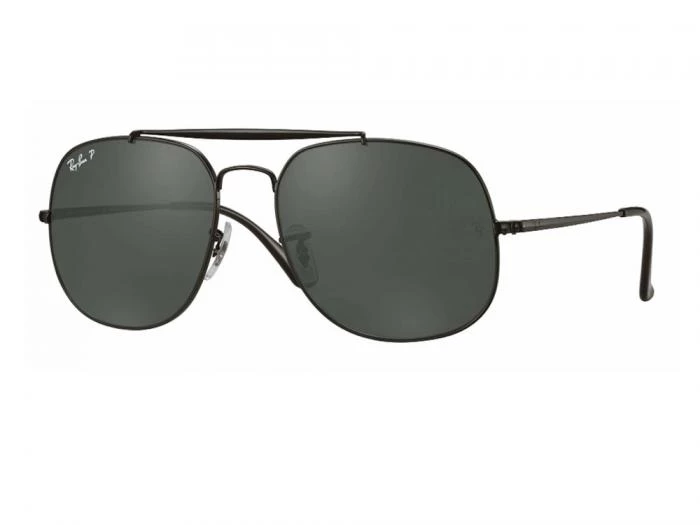 rb356100258tq rayban 39the general39 black with green polarised lenses