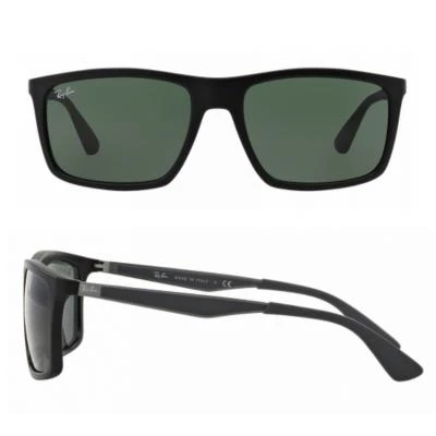 rb4228601s71shot2 rayban rb4228 matte black with green lenses
