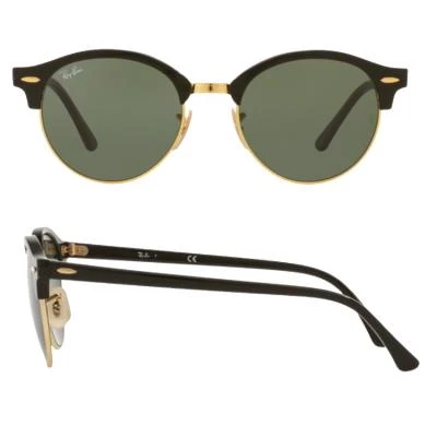 rb4246901shot2 rayban clubround black green