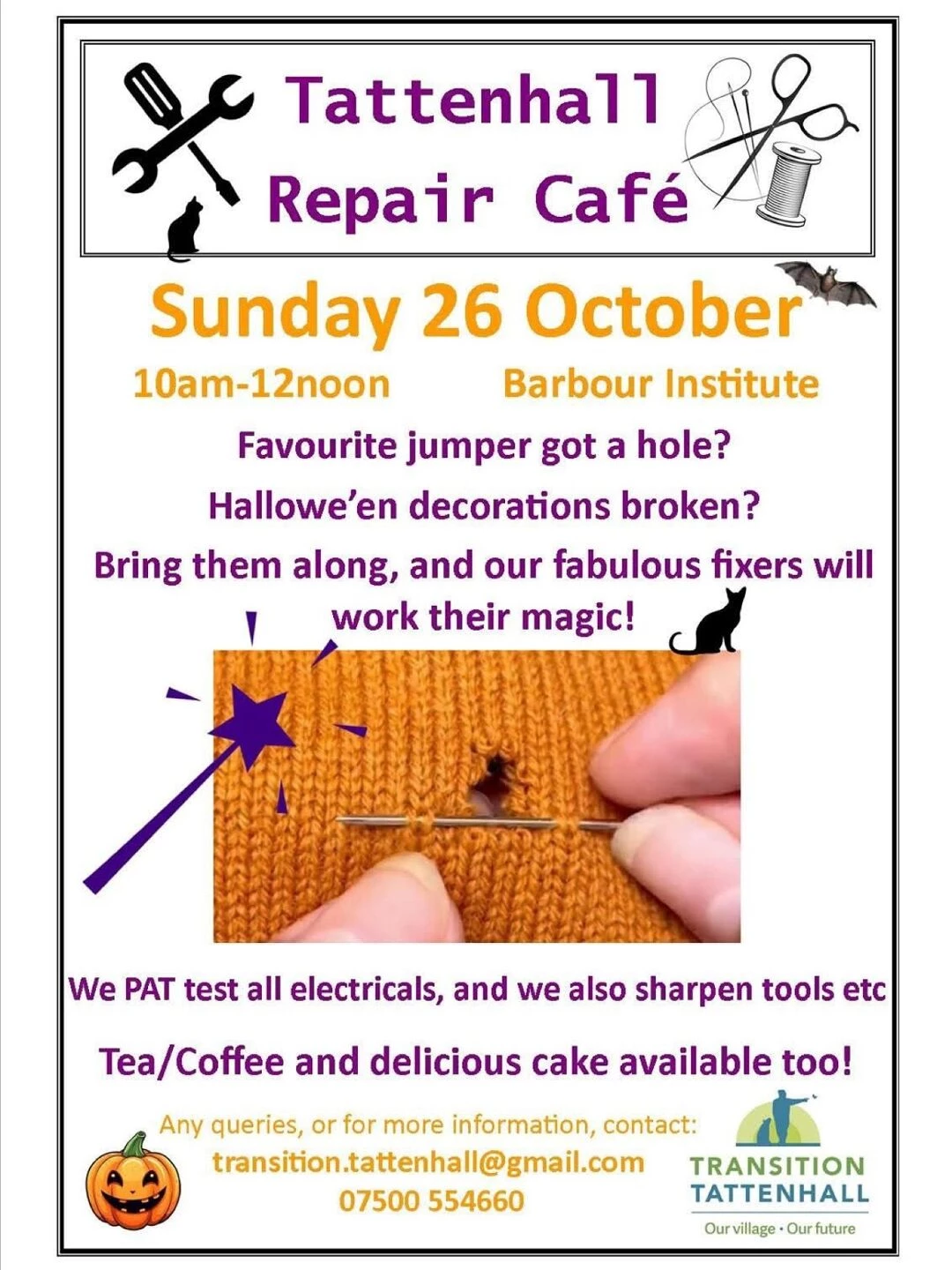 repair cafe october 2025
