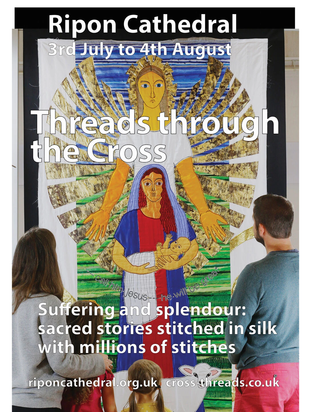 ripon threads through the cross