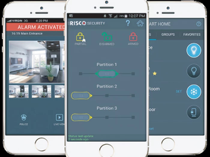 risco smart security app