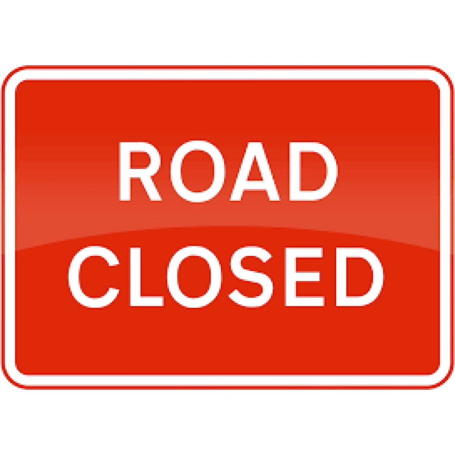 road closed