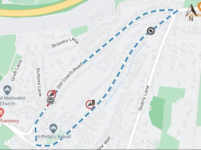 road closure  old coach road  20231016