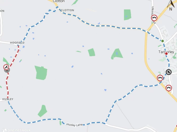 road closure 05092023 willington lane map