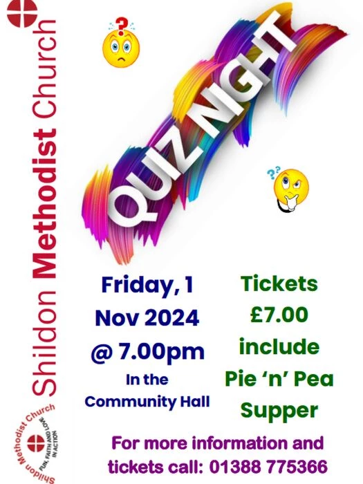 shildon quiz night nov 2024