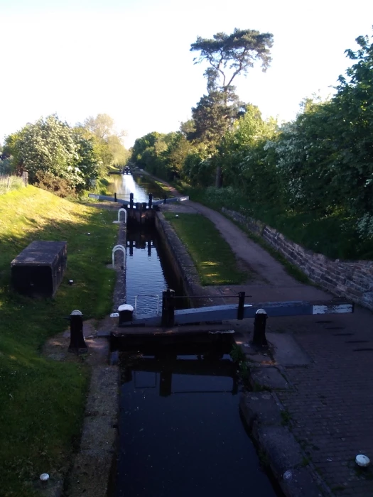 shropshire union canal at audlem