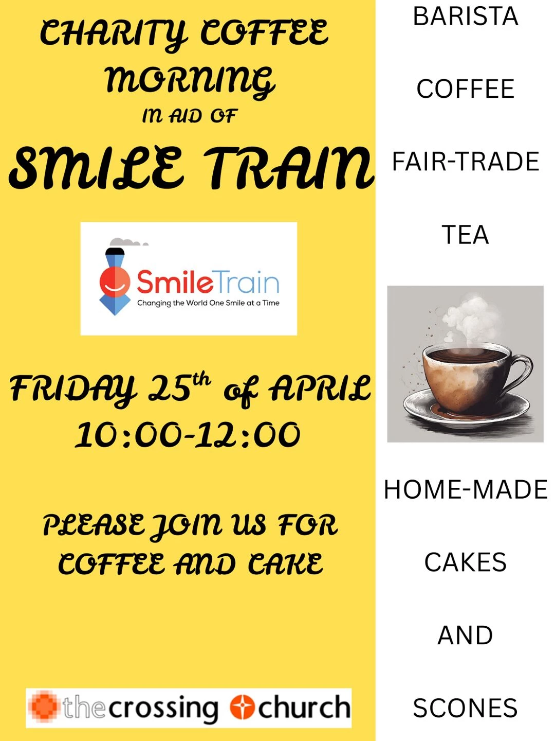 smile train coffee morning