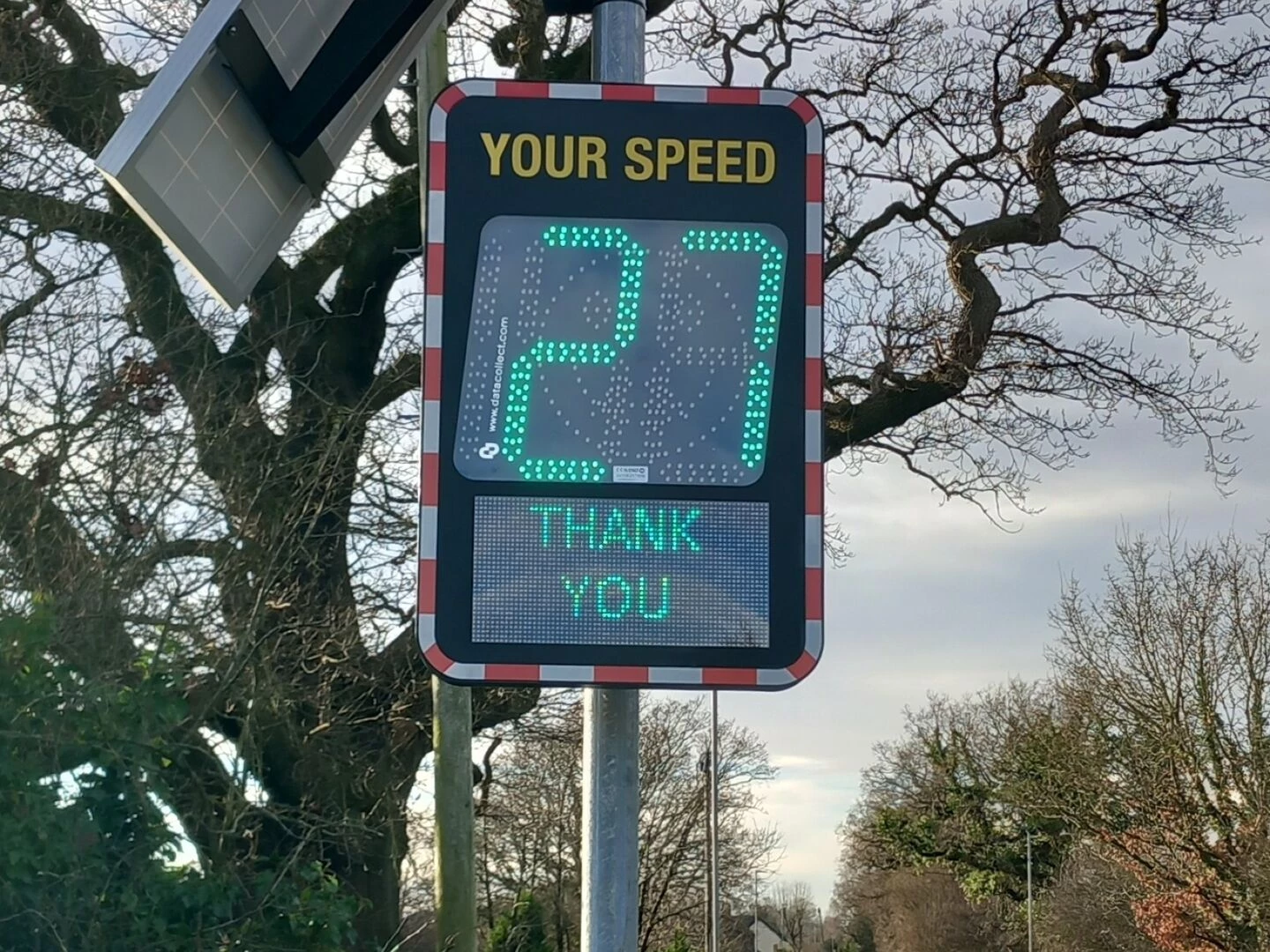 speed camera display