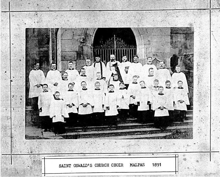 st oswalds church choir 1891