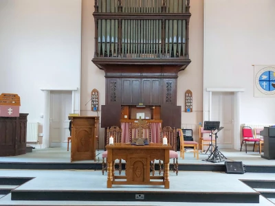 stansted free church interior