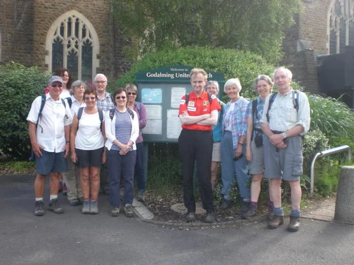 start of walk